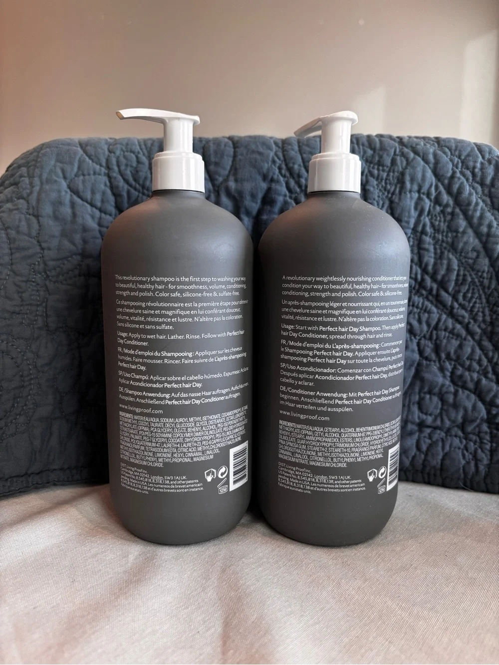 Living Proof Perfect Hair Day Shampoo Conditioner Set 24 oz Jumbo Pumps